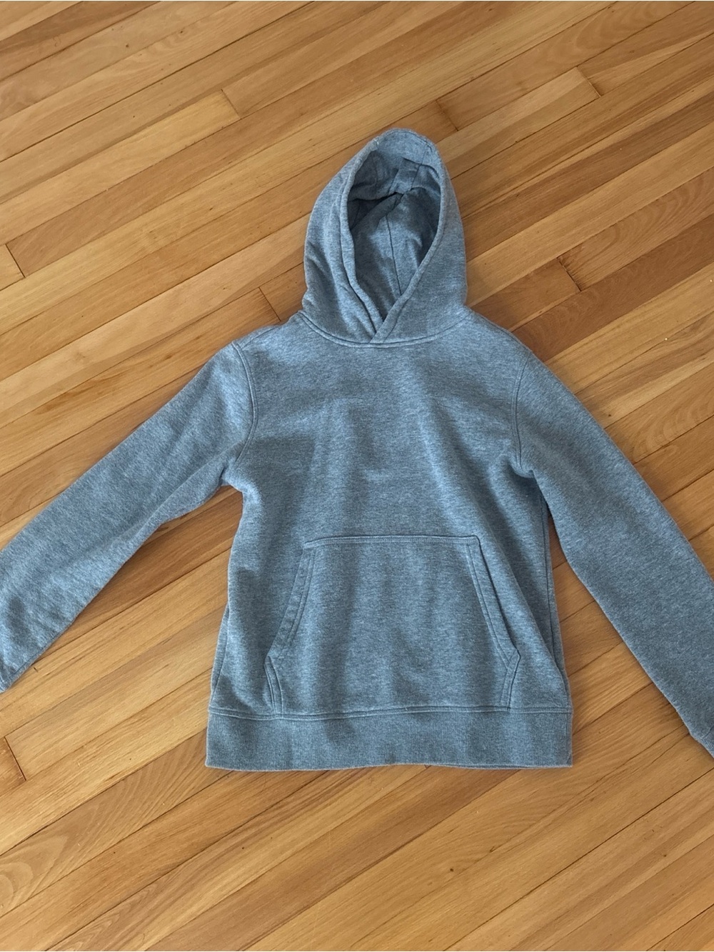Gray Cotton Hoodie